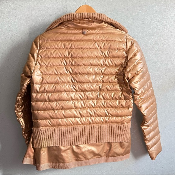 Adroit - Women's Gold Quilted Jacket size 0 NWT - Picture 8 of 8